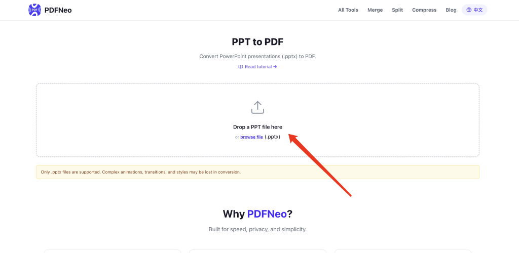 PPT to PDF